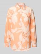 Regular fit overhemdblouse met doorknoopsluiting