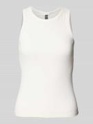 Regular fit tanktop in riblook, model 'RUKA'