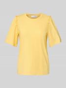 T-shirt met plooien, model 'PENELOPE'