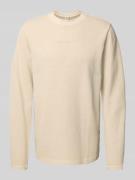 Sweatshirt met labelprint