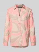 Relaxed fit blouse met V-hals
