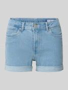Regular fit korte broek van katoenmix, model 'LUNA'