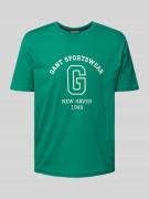 T-shirt met labelprint
