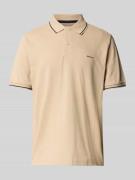 Poloshirt met labelstitching