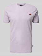 T-shirt met labeldetail