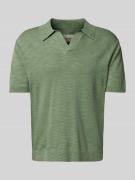 Regular fit poloshirt met labelstitching