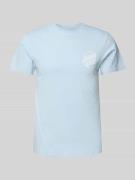 T-shirt met labelprint