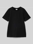 Regular fit T-shirt van puur katoen