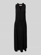 Maxi-jurk met tuniekkraag, model 'Sabri'