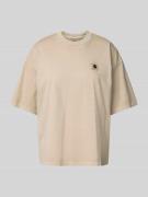 T-shirt met labeldetail