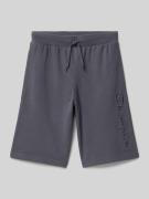 Sweatshorts met logostitching