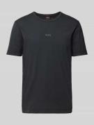 T-shirt met labelprint, model 'Tokks'
