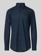 Slim fit zakelijk overhemd met kentkraag, model 'Hank'