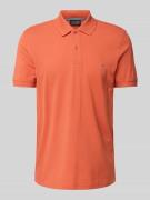 Poloshirt met labelstitching