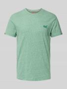 T-shirt met labelstitching