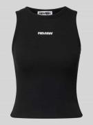 Tanktop met labelstitching