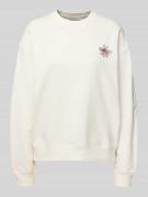 Sweatshirt met ribboorden