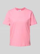 T-shirt met labelprint