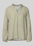 Relaxed fit blouse met tuniekkraag, model 'Mi44mii'