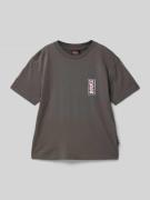 T-shirt met labelprint