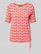 T-shirt met ribboorden