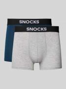 Boxershort met elastische band in een set van 2 stuks