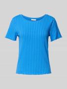 T-shirt met structuurmotief