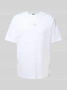 T-shirt met labelprint