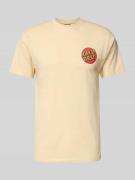 T-shirt met labelprint