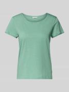 Regular fit T-shirt van puur katoen