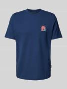 T-shirt met motief- en statementstitching, model 'JOBBE'