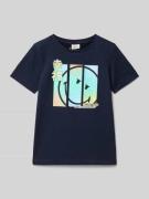 Regular fit T-shirt van puur katoen