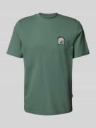 T-shirt met motief- en statementstitching, model 'JOBBE'