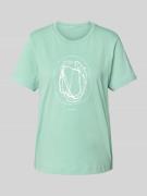 Regular fit T-shirt van puur katoen