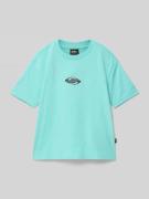 T-shirt met ronde hals, model 'GLOBAL HEAT'