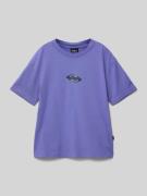 T-shirt met ronde hals, model 'GLOBAL HEAT'