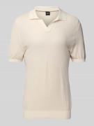 Poloshirt met V-hals, model 'Januluca'