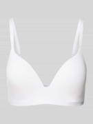 Triangelbeha met labeldetail, model 'SMARTOUCH'