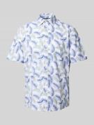 Casual fit zakelijk overhemd met kentkraag