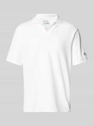 Regular fit poloshirt met V-hals, model 'CHARLES'