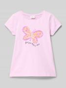 T-shirt in A-lijn van puur katoen