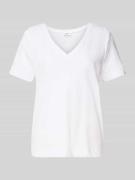 Regular fit T-shirt van puur katoen