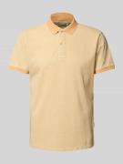 Slim fit poloshirt met labeldetail, model 'EDMON'