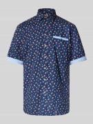 Regular fit vrijetijdsoverhemd met kentkraag