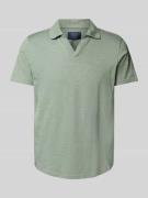 Poloshirt met V-hals