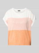 Gebreide pullover met ribboorden