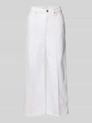 Wide leg jeans van zuiver katoen