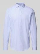 Slim fit zakelijk overhemd met knoopsluiting