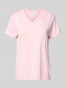 T-shirt met labelprint