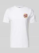 T-shirt met labelprint